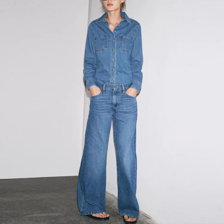 ZARA ZW Series Jeans Women's Indigo-2