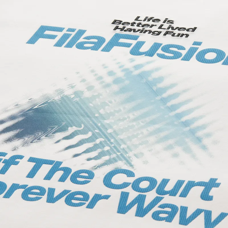 FILA FUSION WORKWEARFILA FUSION X SS25 OFF THE COURT T Shirt Men's Cloud White-2