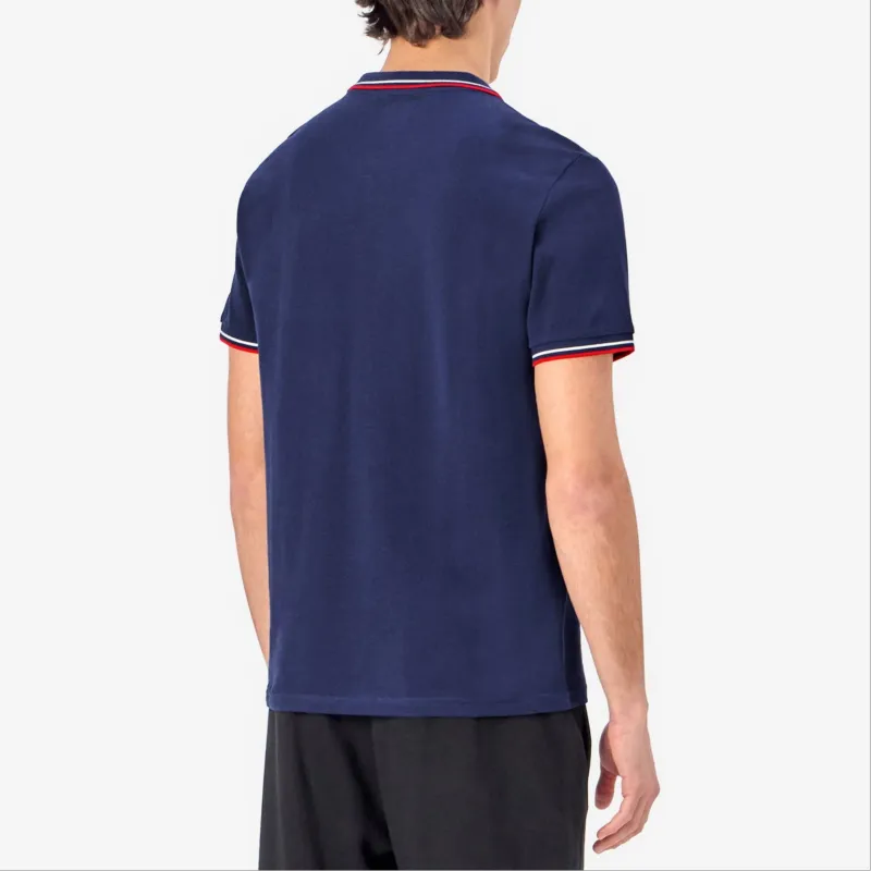 Kappa Polo Shirt Men's Marine Blue-4