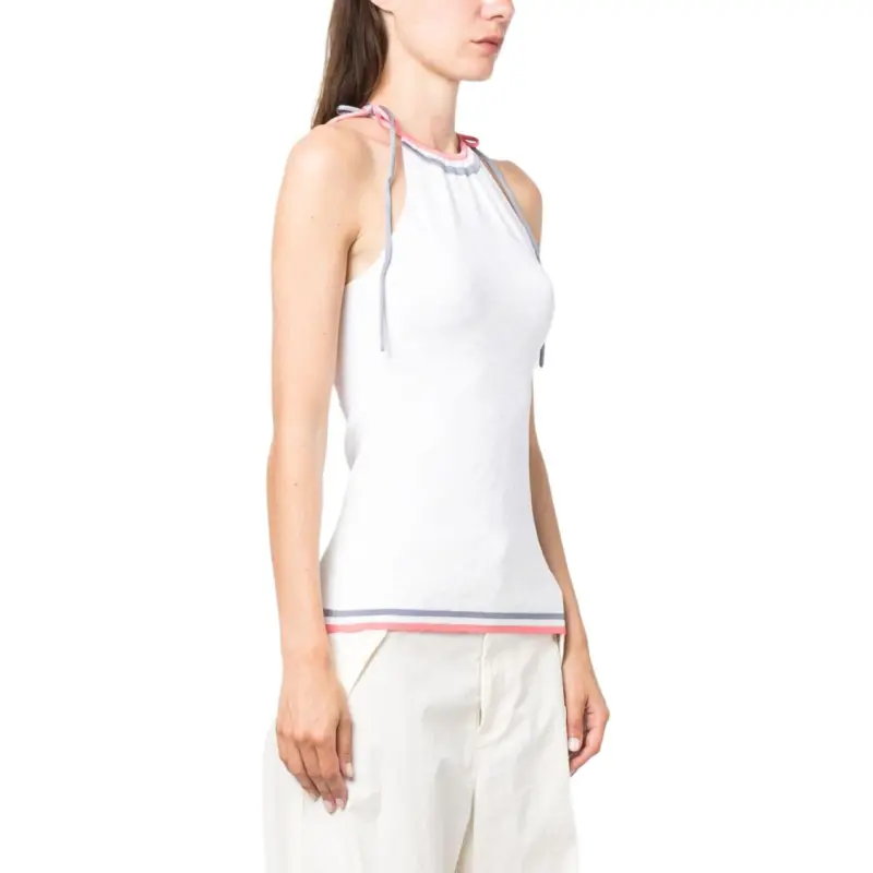 FENDI Contrast Trim Strapped Top-4