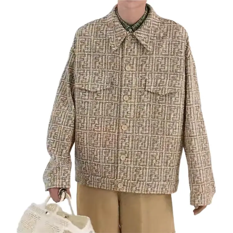 FENDI Ff Monogram Embroidered Buttoned Jacket-2