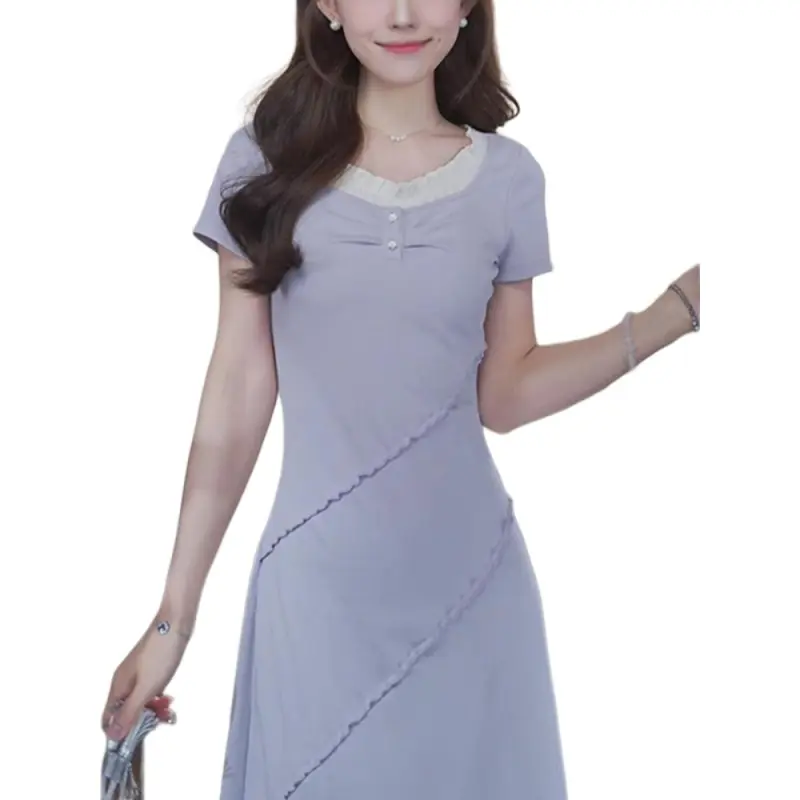 Alxnan Short Sleeved Dress Women's-5