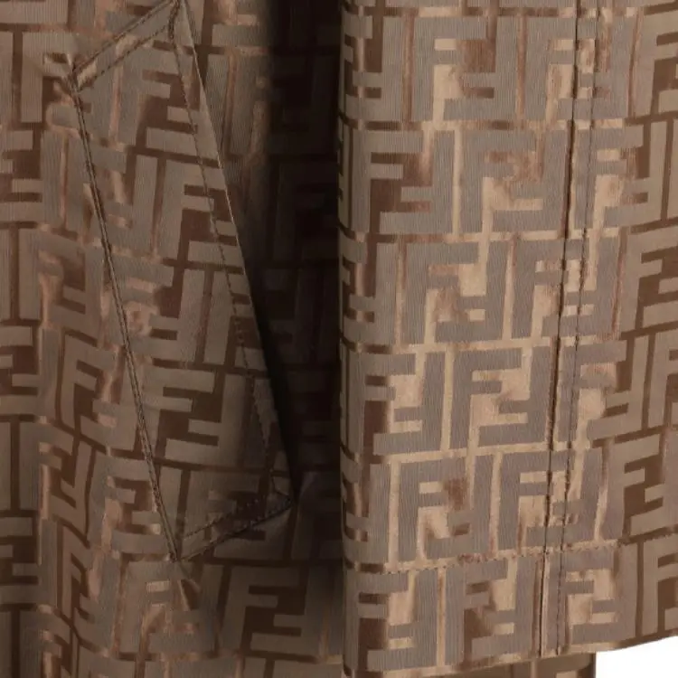 FENDI Ff Printed Long Sleeved Coat-3