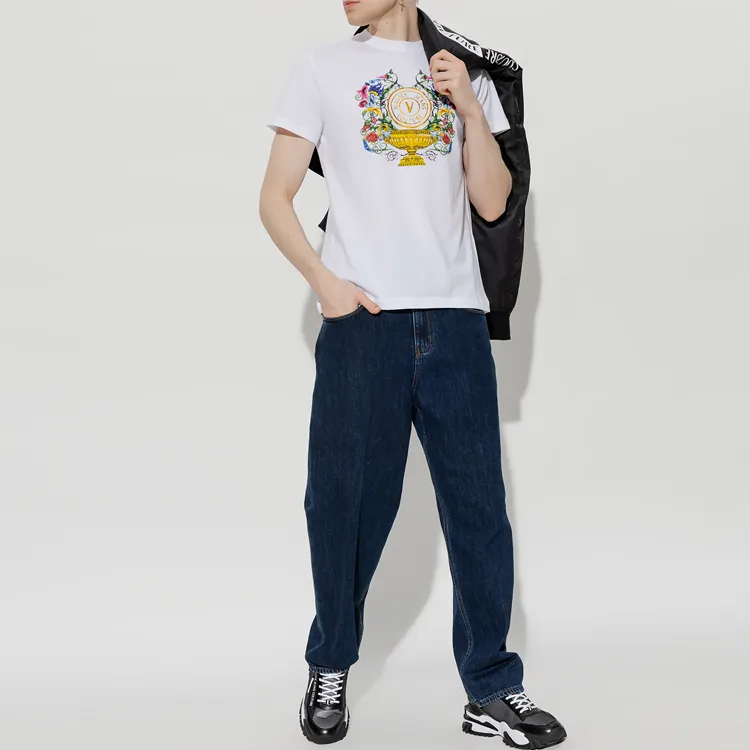 VERSACE JEANS COUTURE T Shirts Men White-1