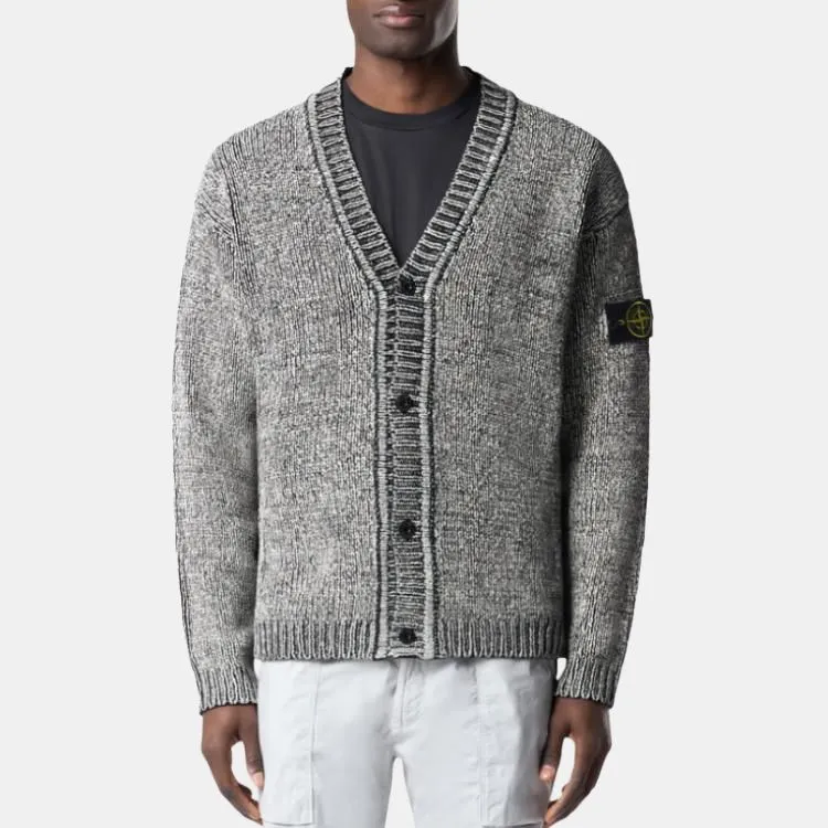 STONE ISLAND Painted effect Cardigan-3