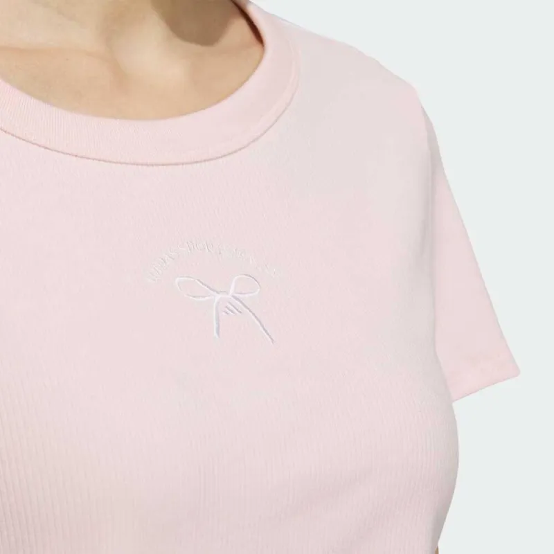 Adidas Regular T Shirt Women's Light Pink-2