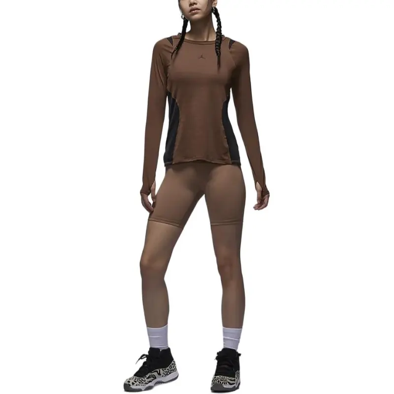 Jordan Sport Cycling Pants Women's Ancient Brown/White-1