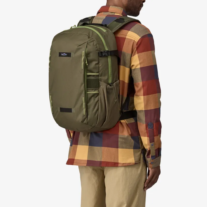 Patagonia Recycled Nylon Hiking Bag Backpack Unisex Dark Green-2