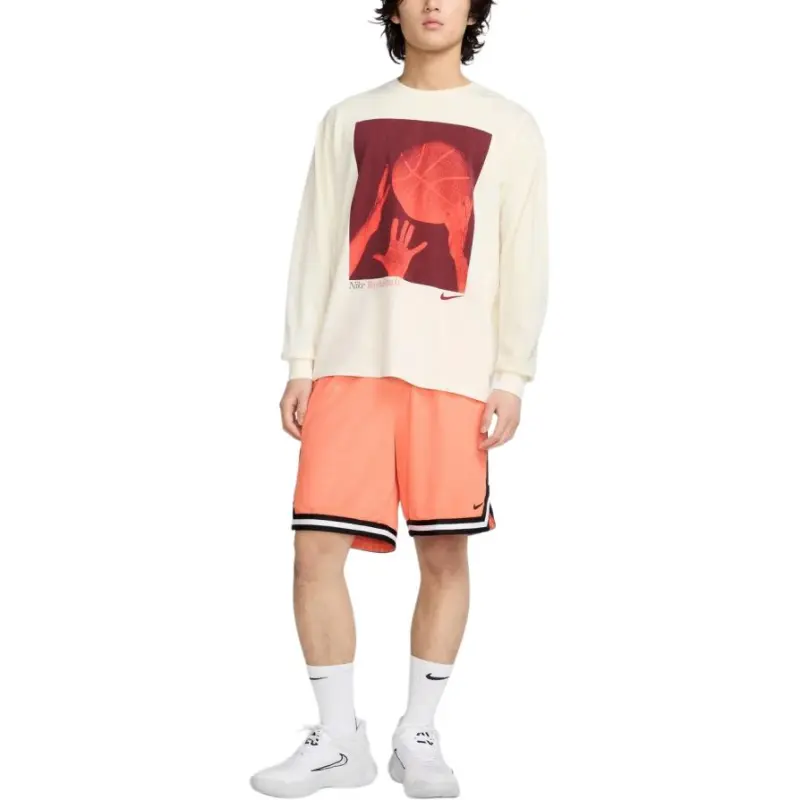 Nike Clothing T Shirts Men Cream-4