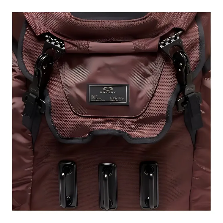 Oakley Nylon Backpack Unisex Dark Red-3