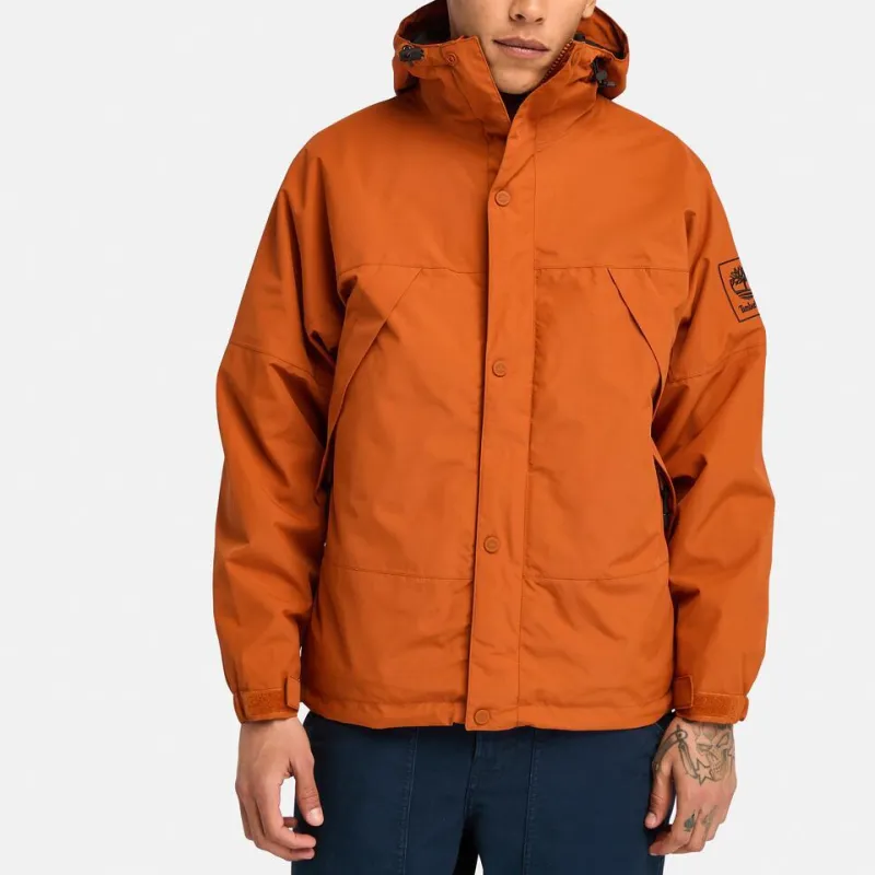 Timberland Waterproof, Windproof, Thermal, And Breathable Windbreaker Jacket Men's Tea Umber-2
