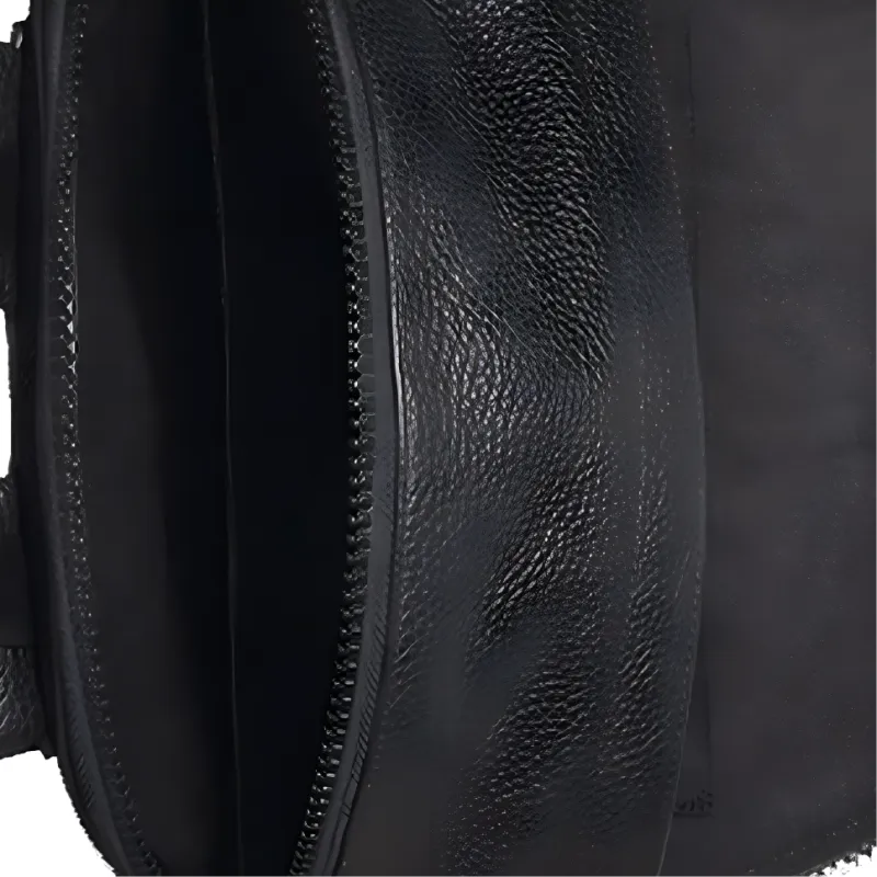 COACH X Marvel West Leather Backpack Large Size Men's Black & White-3