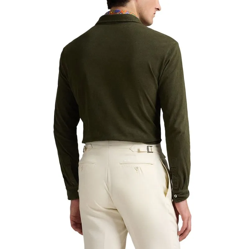 Polo Ralph Lauren SS25 Polo Shirt Men's Brown Green-2