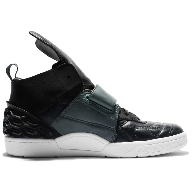 Nike Tiempo Vetta QS Breathable High Top Casual Shoes Men's Black-1
