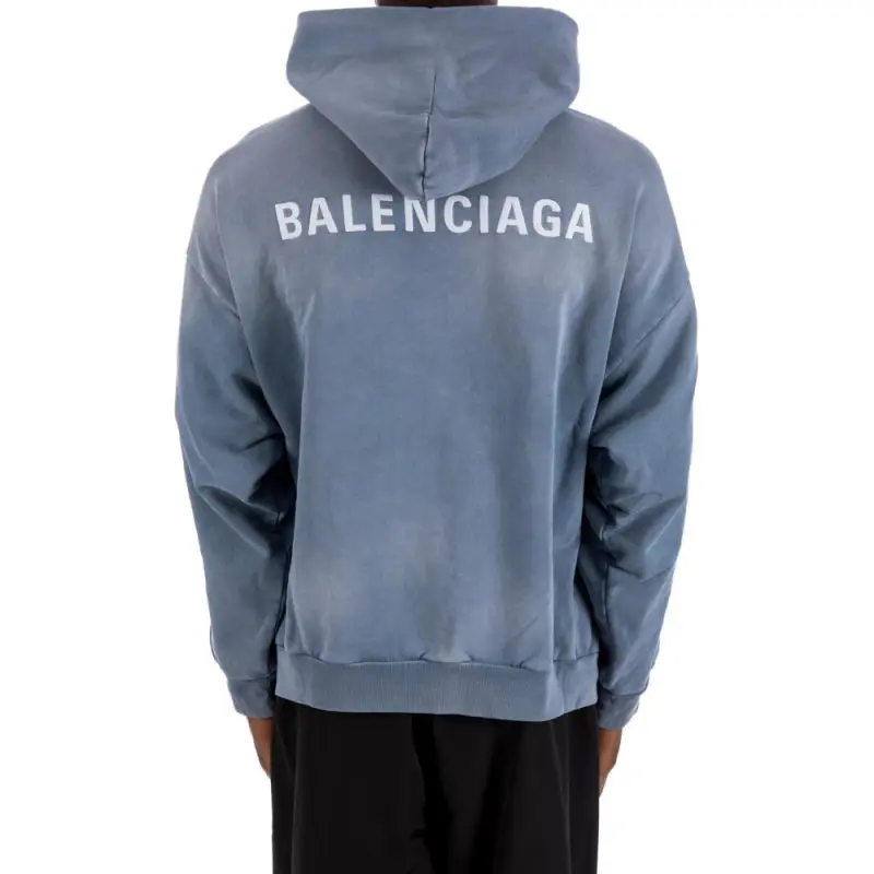 Balenciaga Sweatshirts Men Blue-3