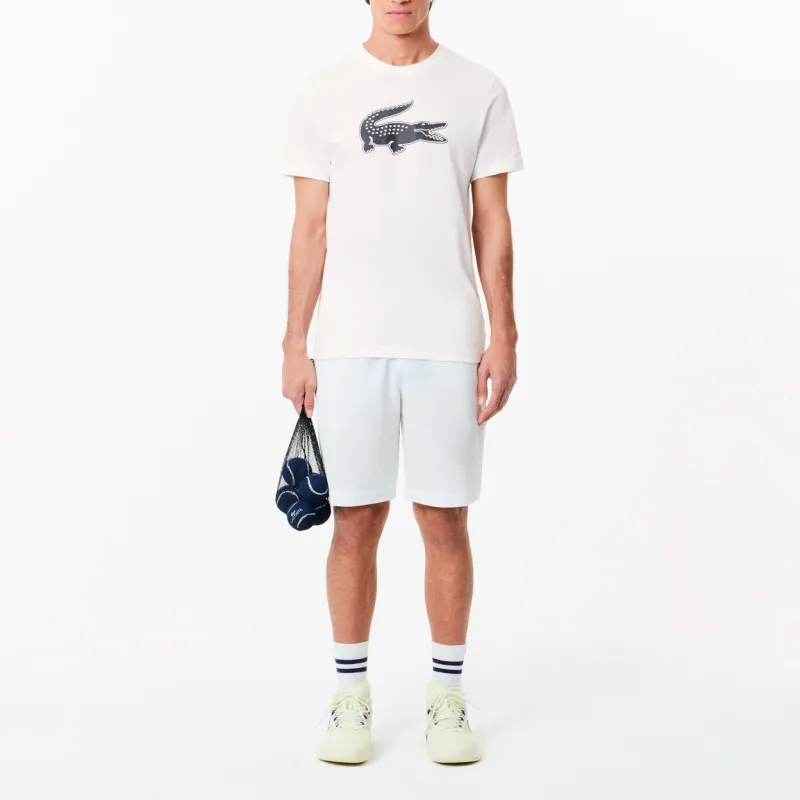 LACOSTE Crocodile print Jersey T shirt-1