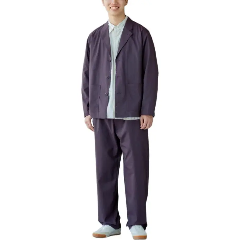 UNIQLO x Clare Waight Keller C Collection Casual Pants Men's Burgundy-2