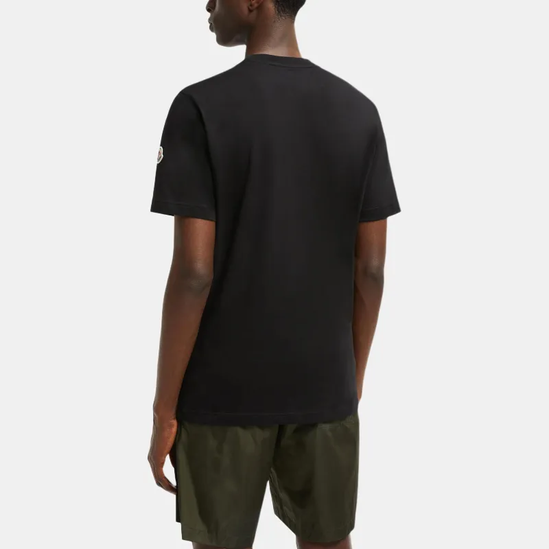 Moncler Logo Embroidered Crewneck T Shirt-2