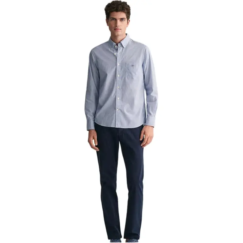 GANT Shirts Men Collegiate Blue 436-2
