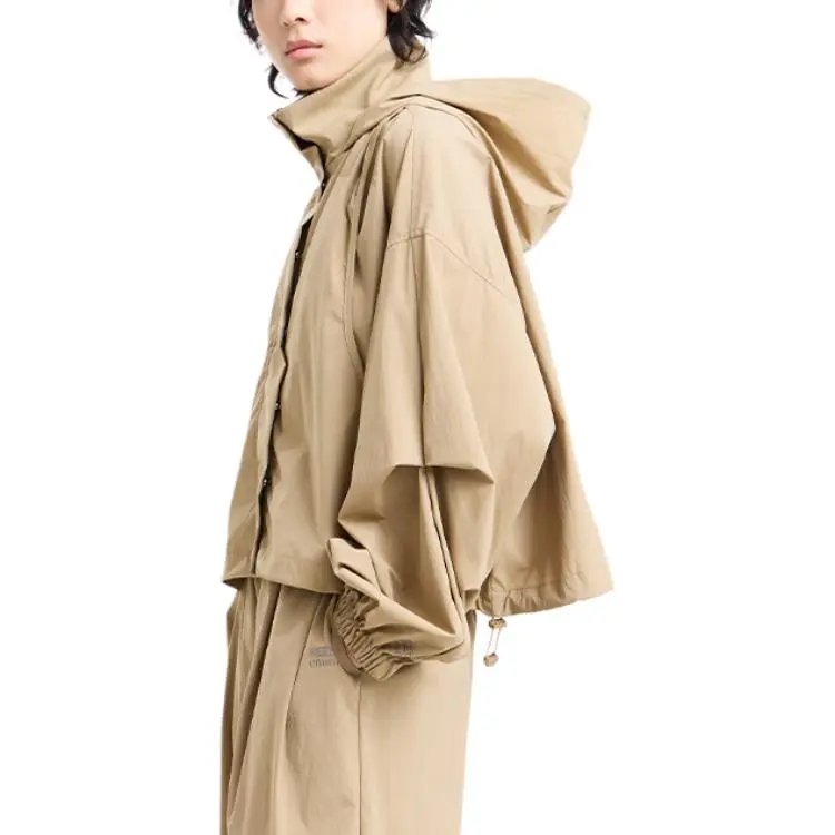 KEEN x EMMI AW24 ZIP UP JACKET Jackets Coats Women's Khaki-2