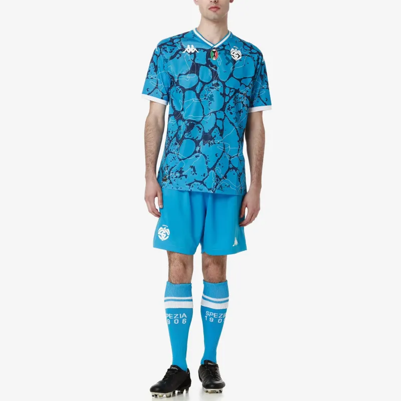 Kappa x SPEZIA Soccer Jersey Men's Sky Blue-4