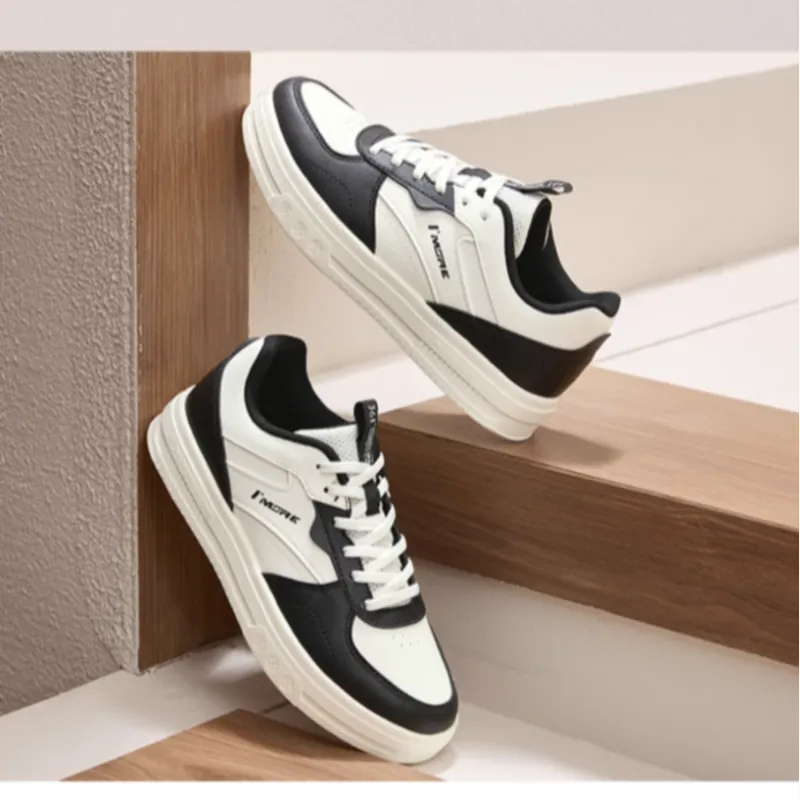 361° Air Force One Slip Resistant Cushioning Low Top Skateboard Shoes Women's White Black-1