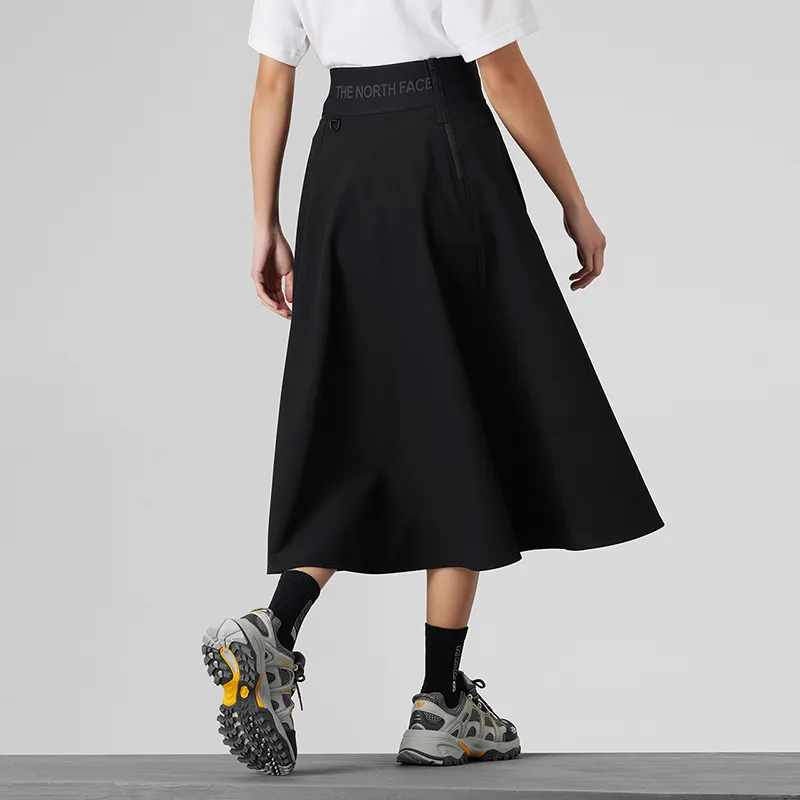 THE NORTH FACE UE Series Casual Long Skirt Women's Cosmic Black-2