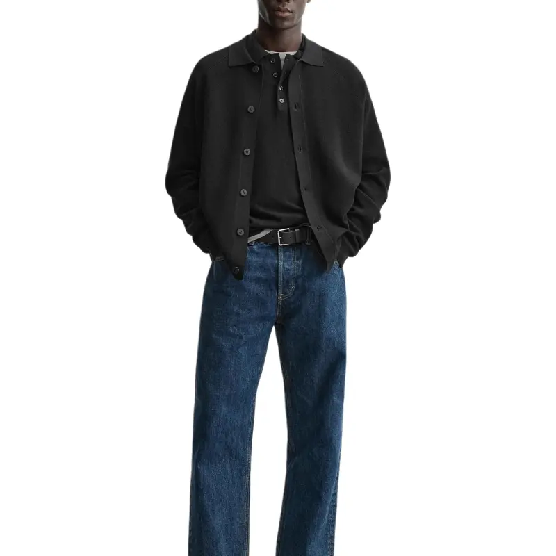 ZARA Knitwear Men Black-4
