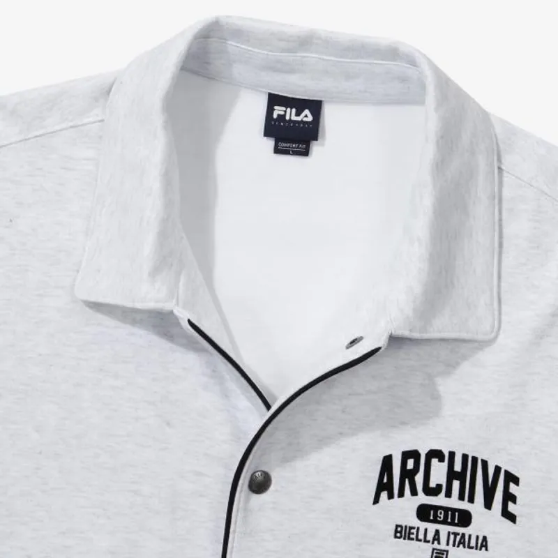 FILA Jackets Coats Unisex White-4