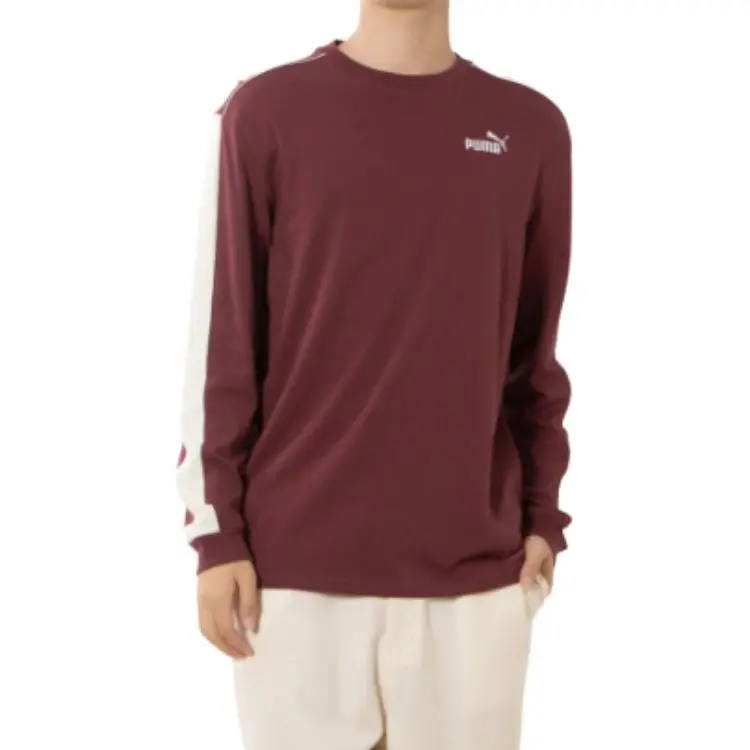 PUMA Sweatshirts Men Burgundy-2