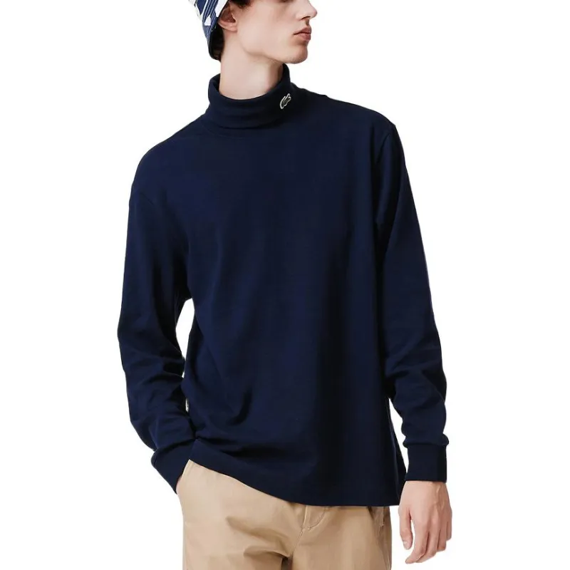 LACOSTE T Shirts Men Navy Blue-1