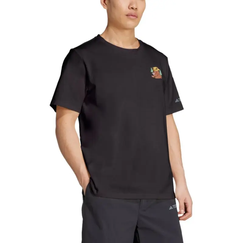 Adidas Terre POLYGIENE GRAPHIC T Shirt Unisex Black-2