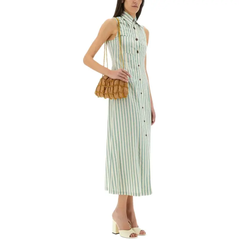 ALYSI Sleeveless Dress Women's Green-2