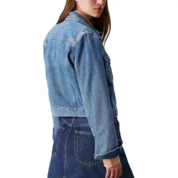 CALVIN KLEIN Denim Jacket Women's Blue