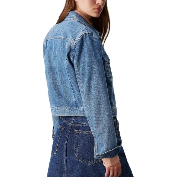 CALVIN KLEIN Denim Jacket Women's Blue-0