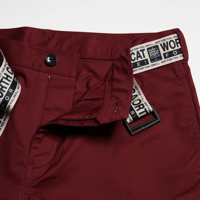 PUMA MICHAEL LAU Collaboration Knitted Sweatpants Unisex Wine-4