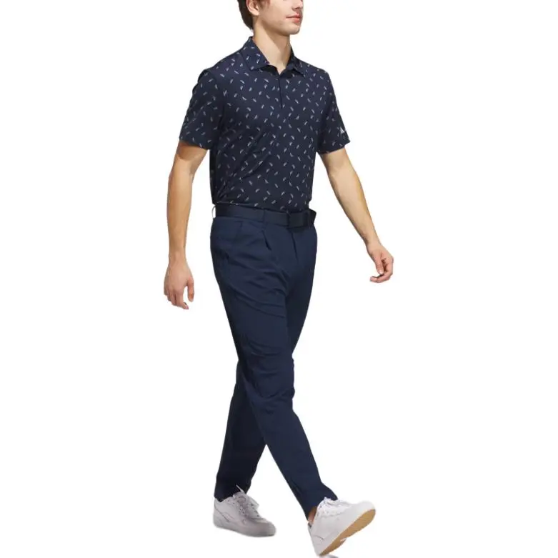 Adidas Free Shipping With AdiClub Ultimate365 Printed Mesh Polo Shirt-4
