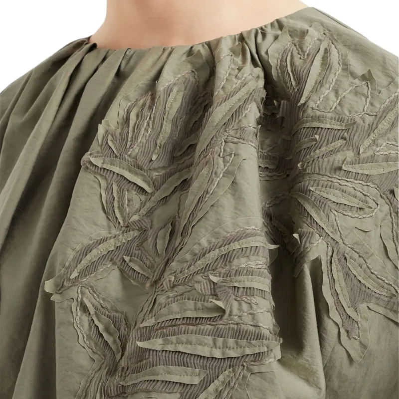 Brunello Cucinelli Flora appliqué Blouse-5