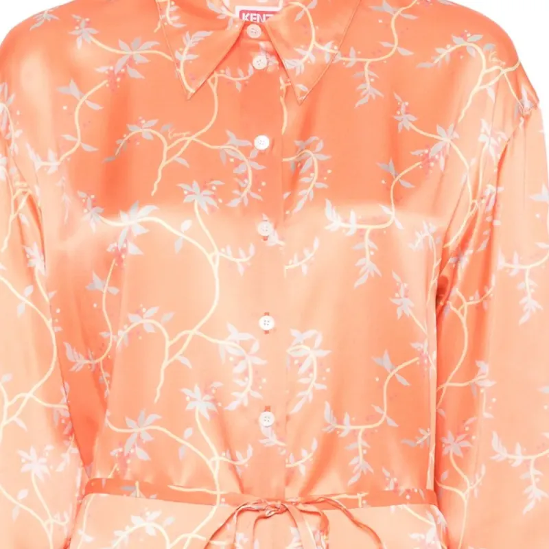 KENZO Jungle Flower Midi Dress-4