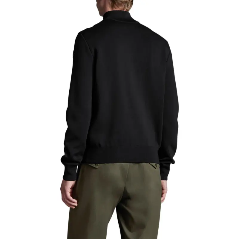 Moncler Logo Patch Knit Padded Cardigan-5