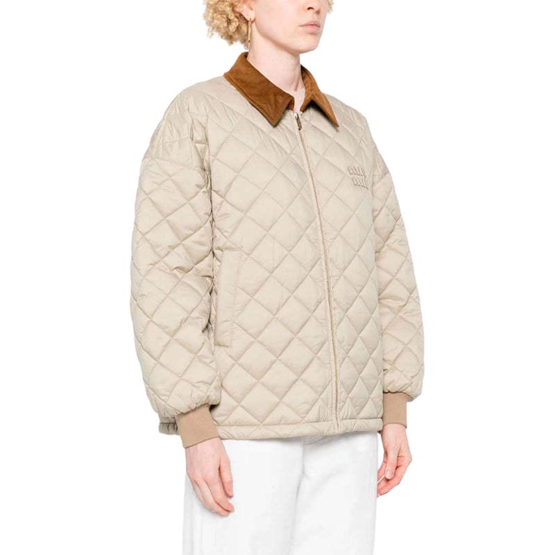 MIU MIU Zipped Quilted Jacket - POIZON MIU MIU Zipped Quilted Jacket - POIZON