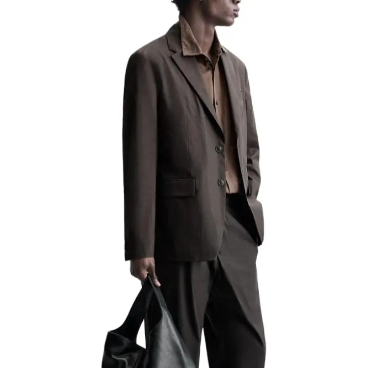 ZARA Business Suits Men Brown-2