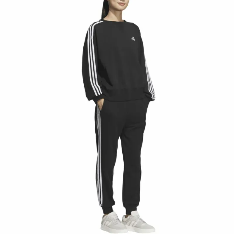 Adidas ESSENTIALS Plus Knitted Sweatpants Women's Black-1
