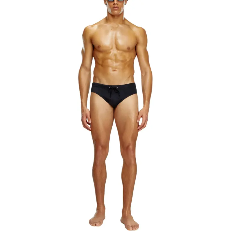 DIESEL Logo Printed Swimming Briefs-1