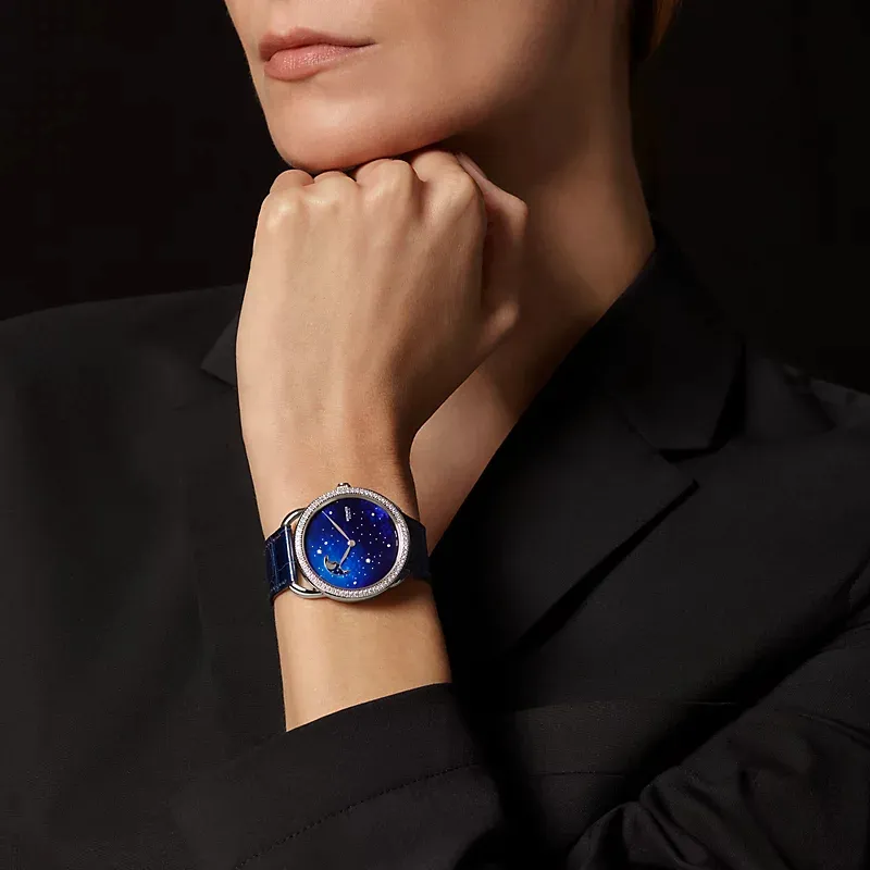 HERMES Wrist Watch Automatic Mechanical Movement 38mm Blue Dial Unisex-2