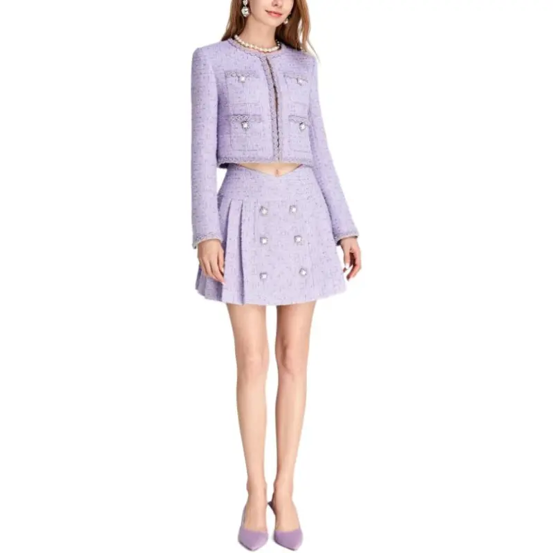 Bebe Casual Short Skirts Women's Purple-2