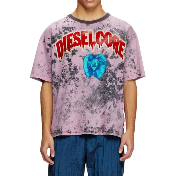 DIESEL T Boxt R9 Logo Printed Crewneck T Shirt-3