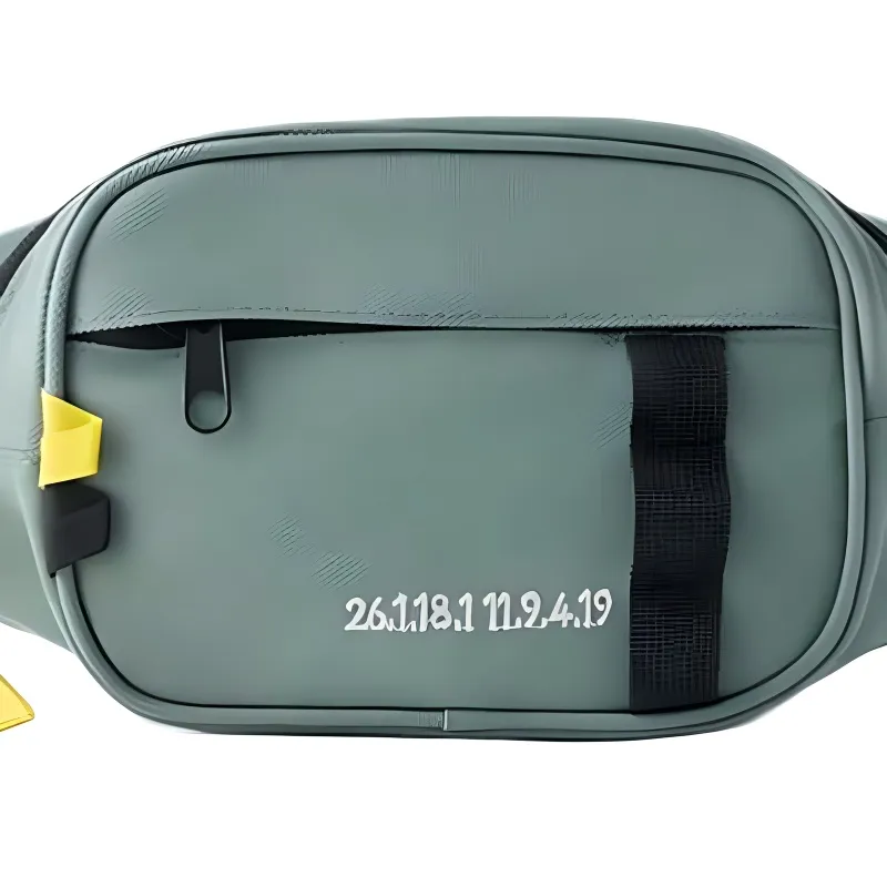 ZARA Polyester Waist Bag Chest Bag Regular Unisex Gray-3