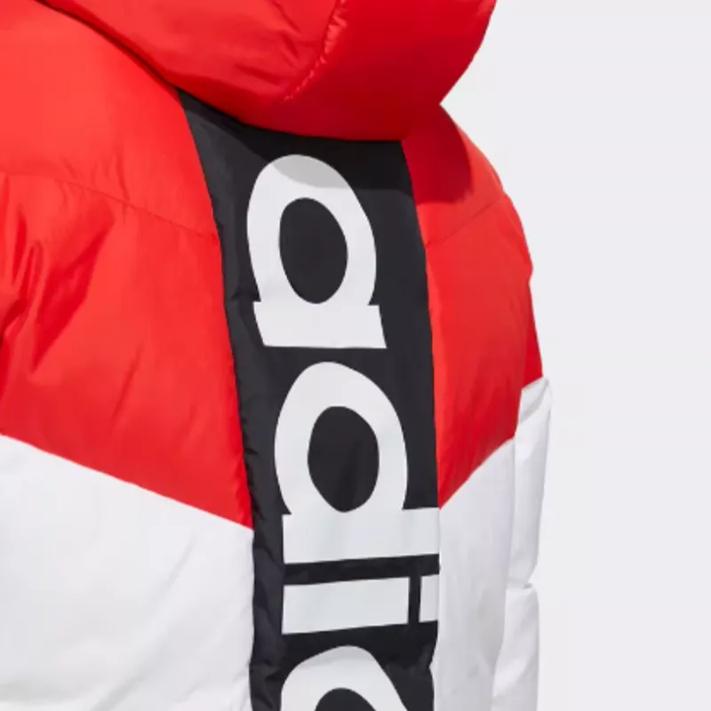 Adidas Down Jackets Men Vivid Red White-1