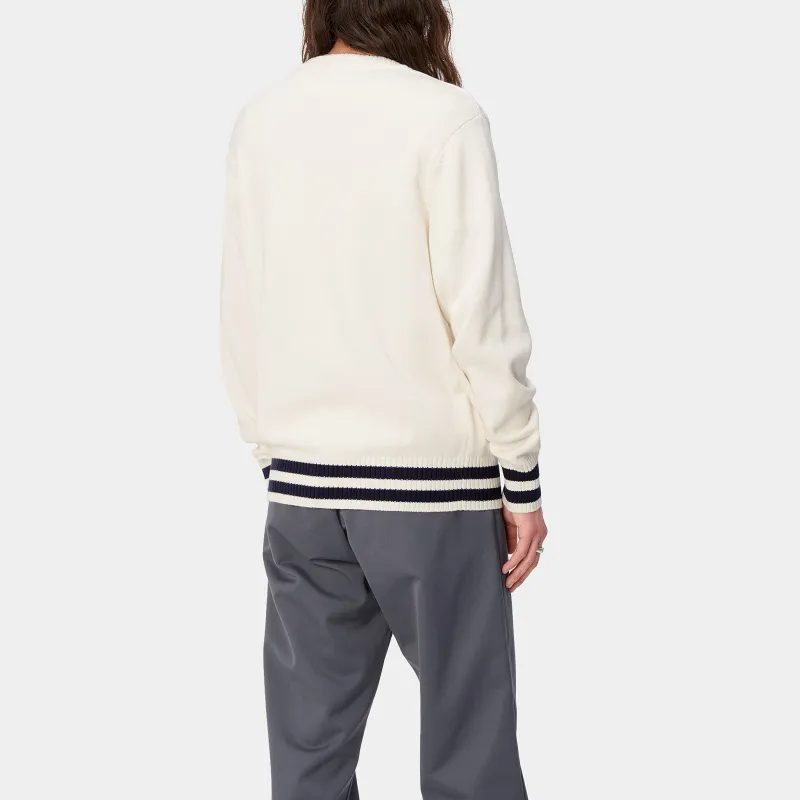 Carhartt WIP SS24 Cambridge Sweater Knitwear Men's Ecru-3